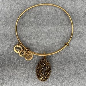3 for 15! Alex and Ani Godmother Roses Expandable Wire Bangle Bracelet